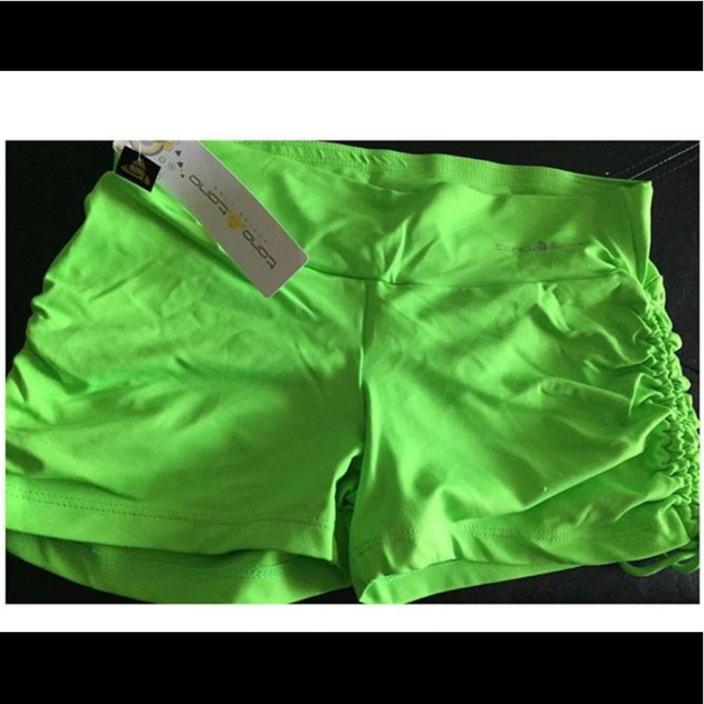 Green shorts